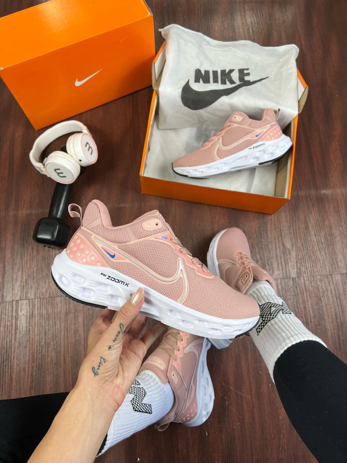 Nike Zoom X React Infinity Run FK3 - Rosê — foto principal