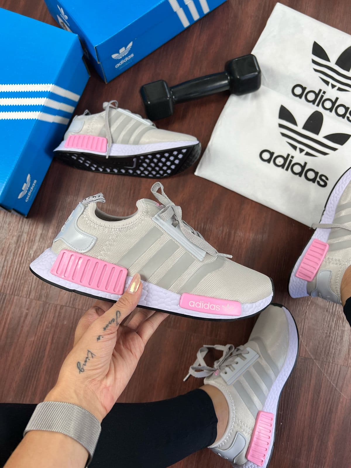 Adidas NMD - Cinza Rosa — foto principal
