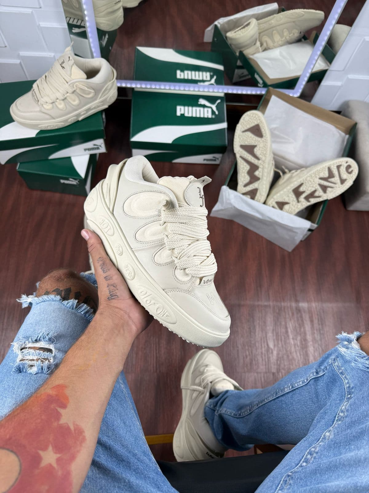 Puma Lá Francé Assist - Branco — foto principal