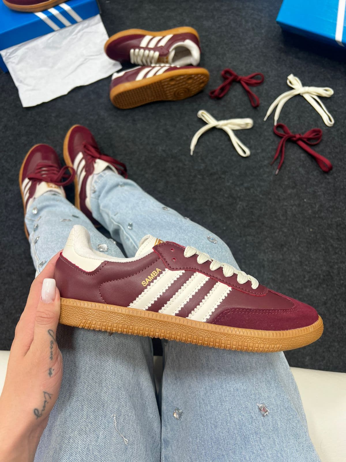 Adidas Samba Bordô — foto principal