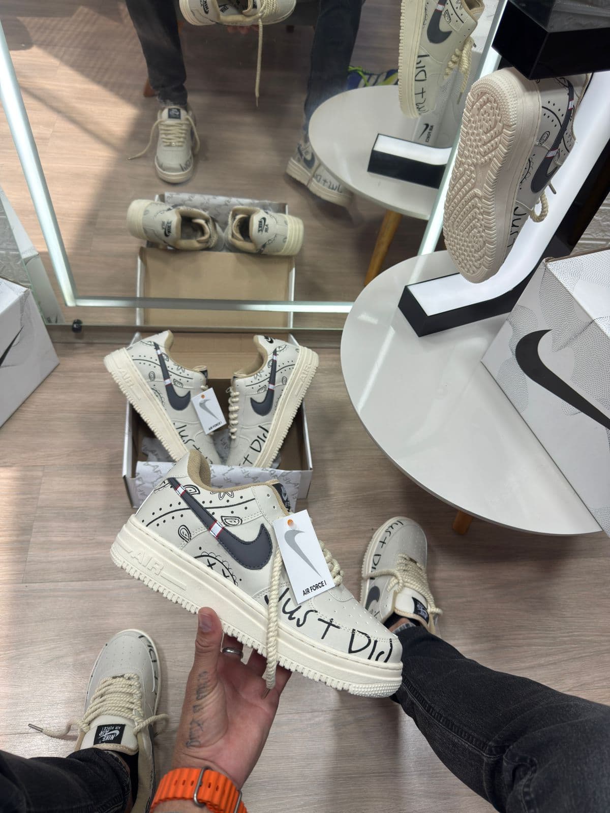 Air Force Premium Just Do It Off White — foto principal