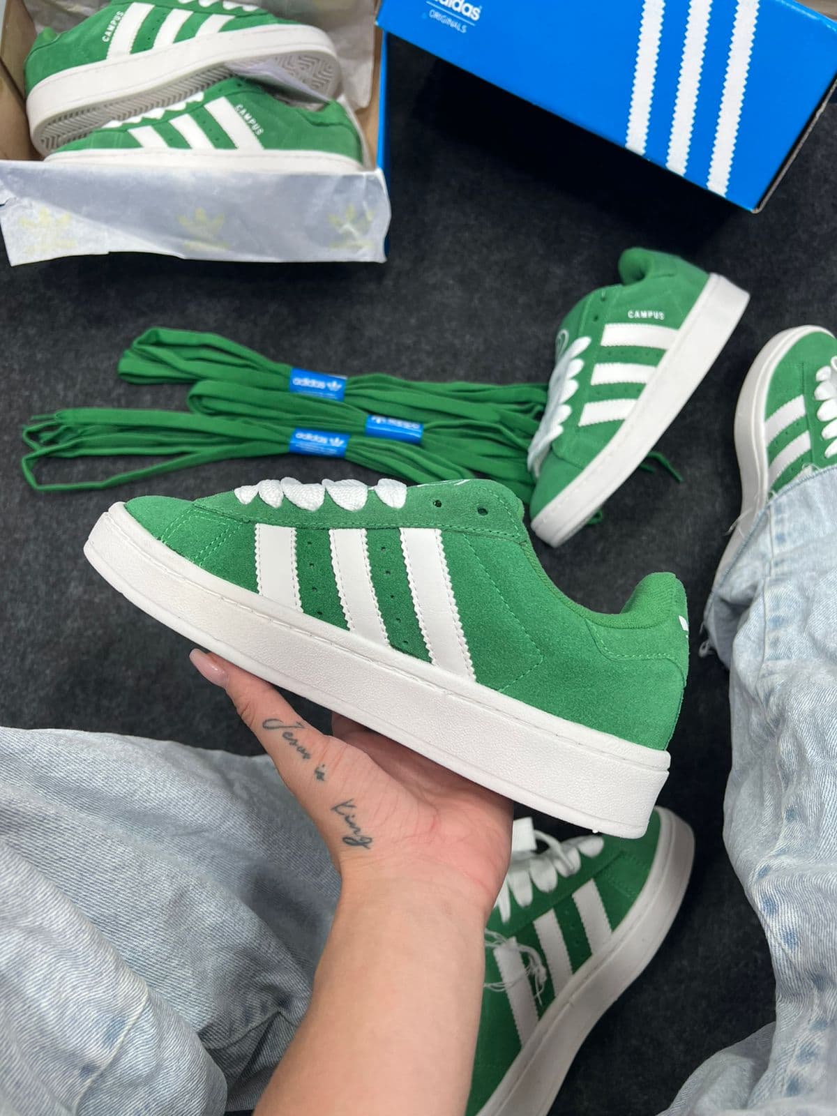 Adidas Campus Premium Verde — foto principal