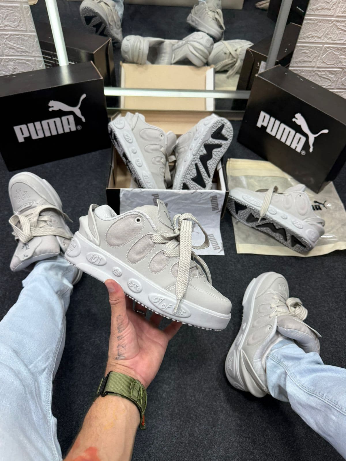 Puma La France Premium Cinza — foto principal