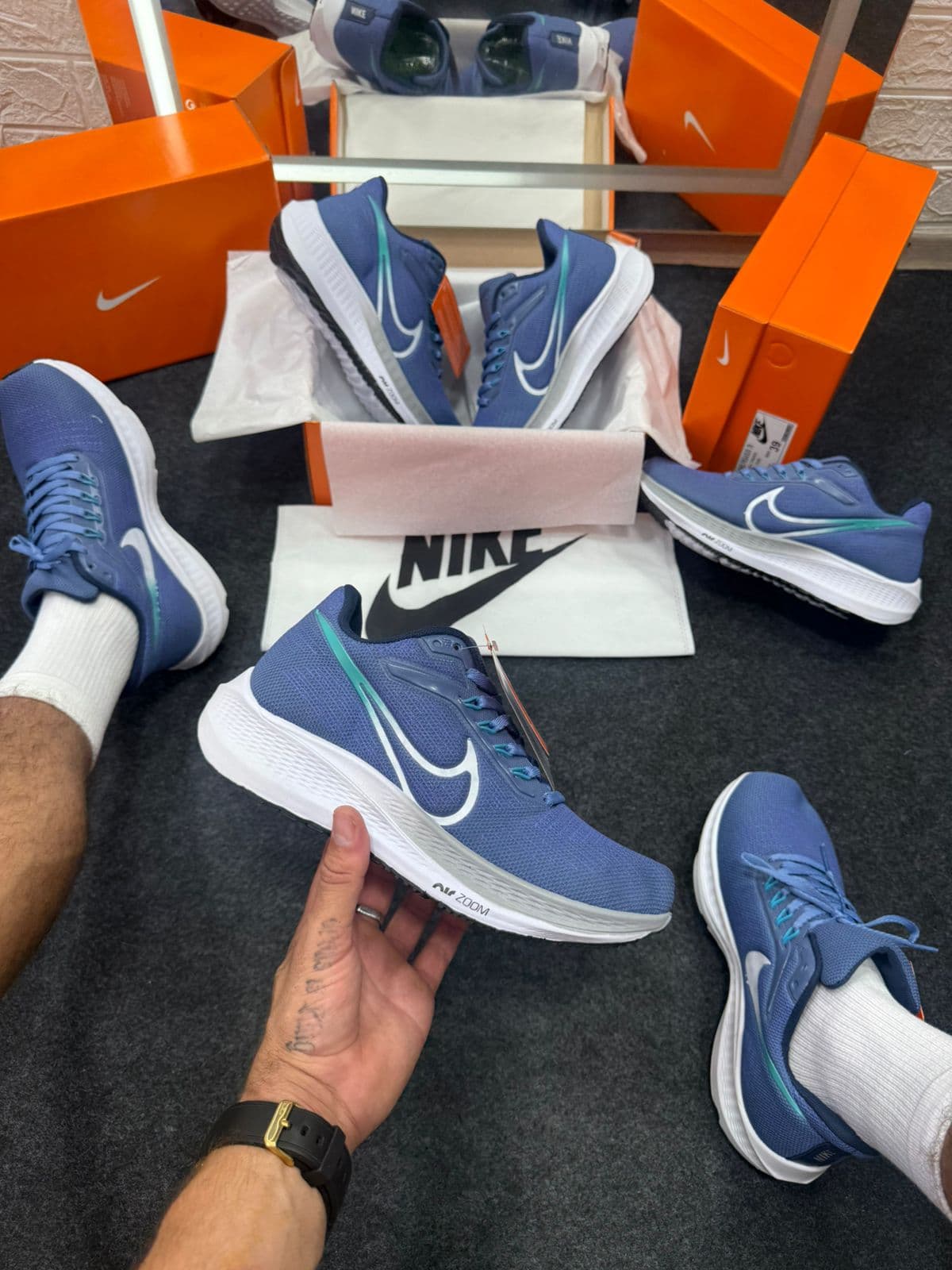 Nike Air Zoom Pegasus 39 Azul Turquesa — foto principal