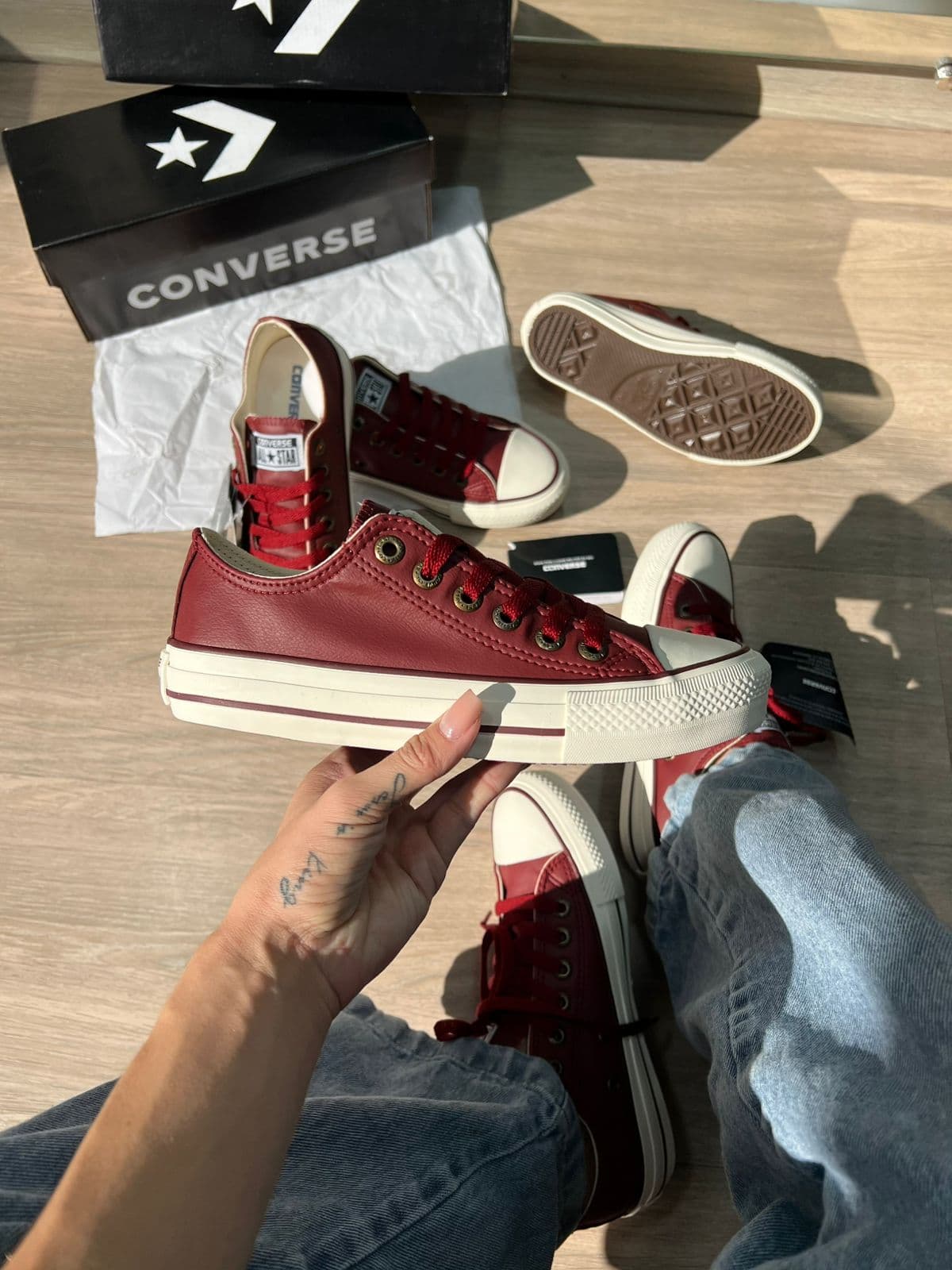 Tênis All Star Prime PU Bordô — foto principal