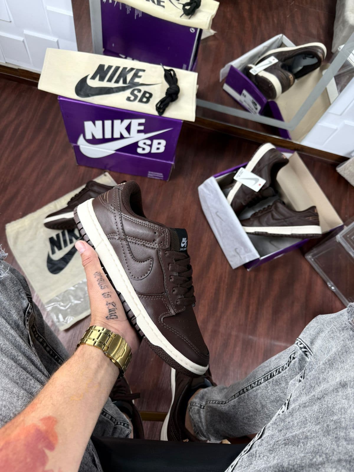 Nike SB Dunk Low Pro - Marrom — foto principal