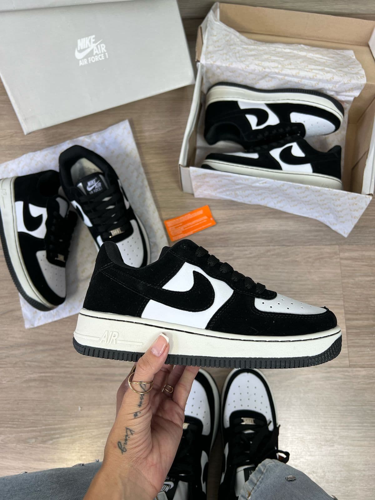 Nike Air Force 1 - Preto Branco — foto principal